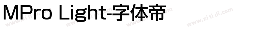 MPro Light字体转换